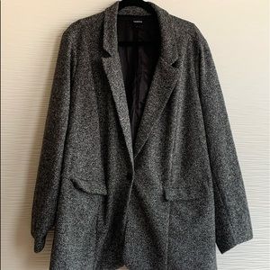 Torrid marled knit oversized blazer